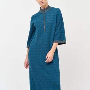 CRÉTON CRRebel strik kjole (BLUE L)